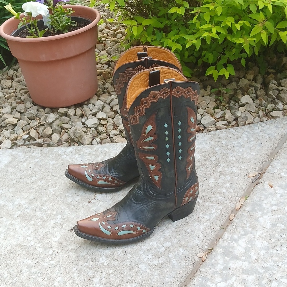 Old Gringo Women's Monarca Boot     Intricate Stitching GUC. size 9 - Picture 12 of 14